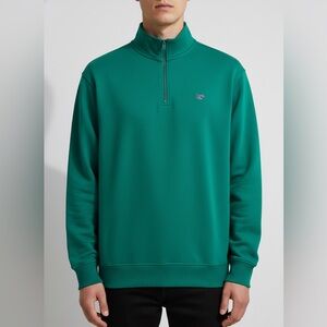 Vineyard Vines Teal Zip-Up Men's Sweater